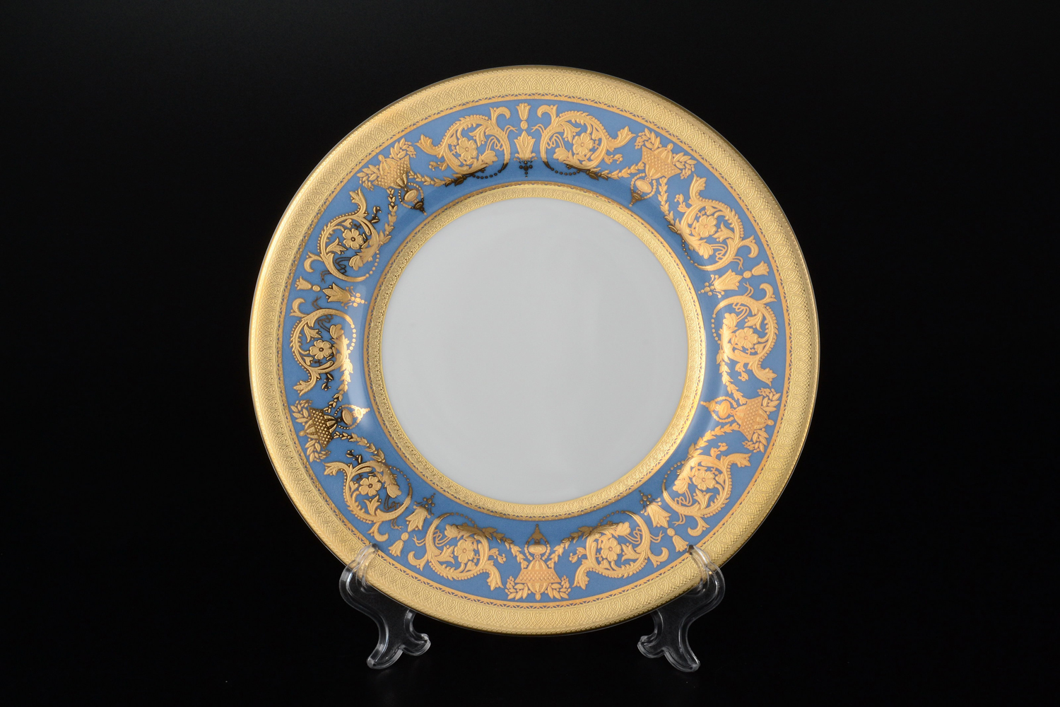 Набор тарелок Falkenporzellan Imperial Blue Gold 21 см(6 шт)