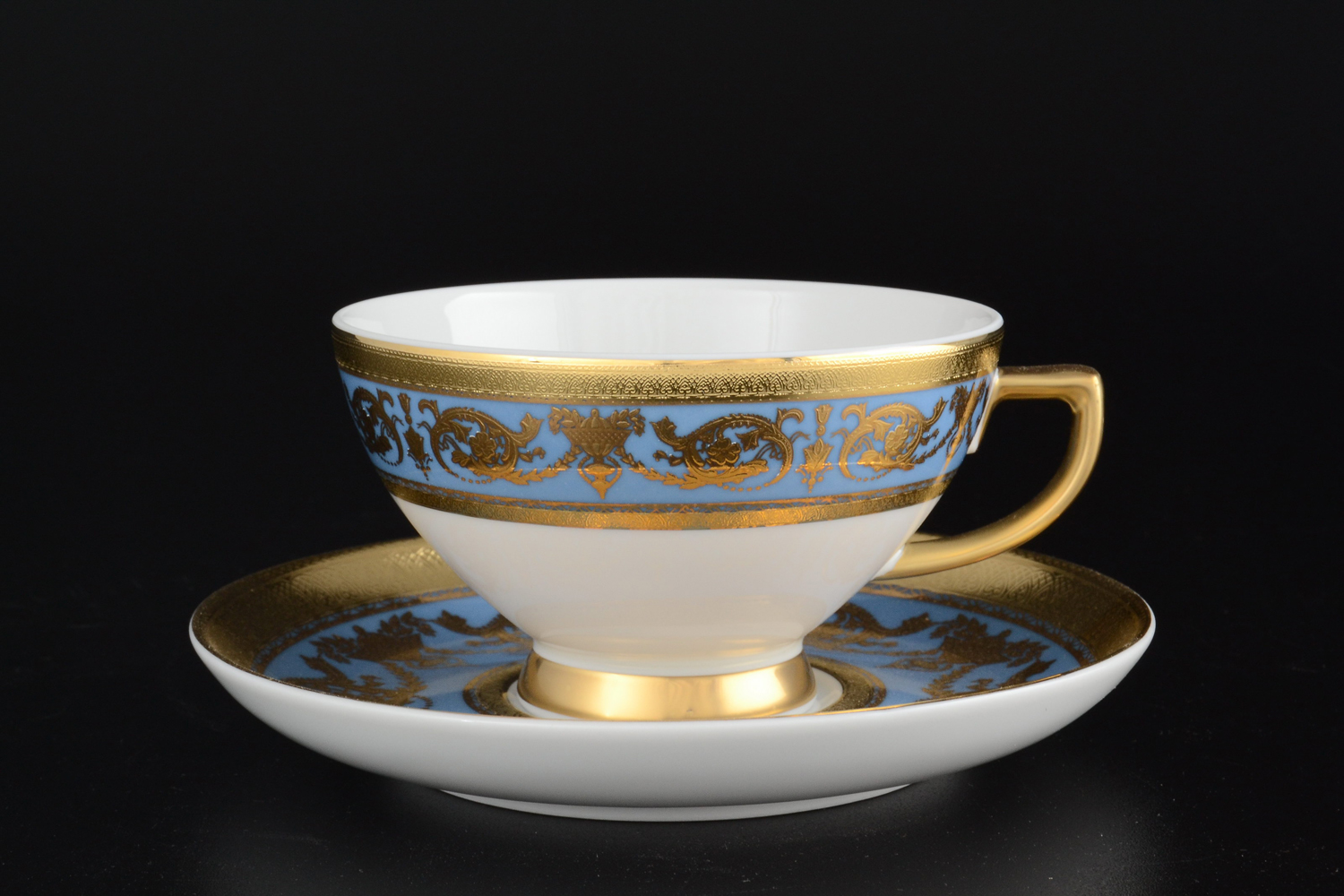 Набор чайных пар 250 мл Imperial Blue Gold (6 пар)