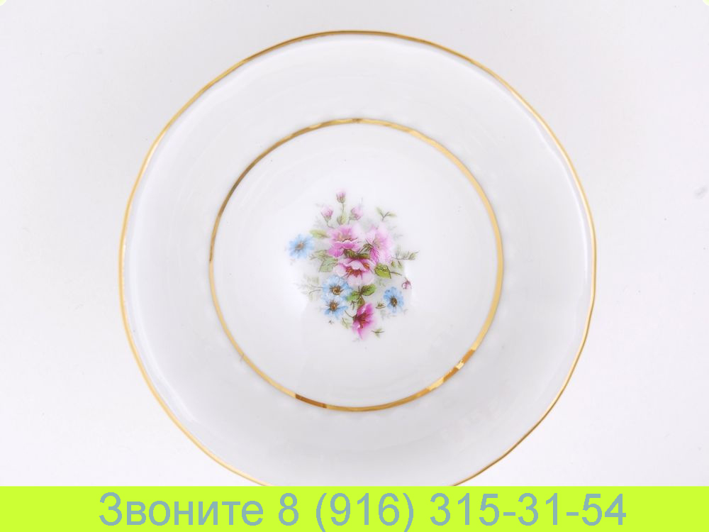 Набор тарелок мелких 25 см 6 предметов Соната Sonata Розовые Цветы